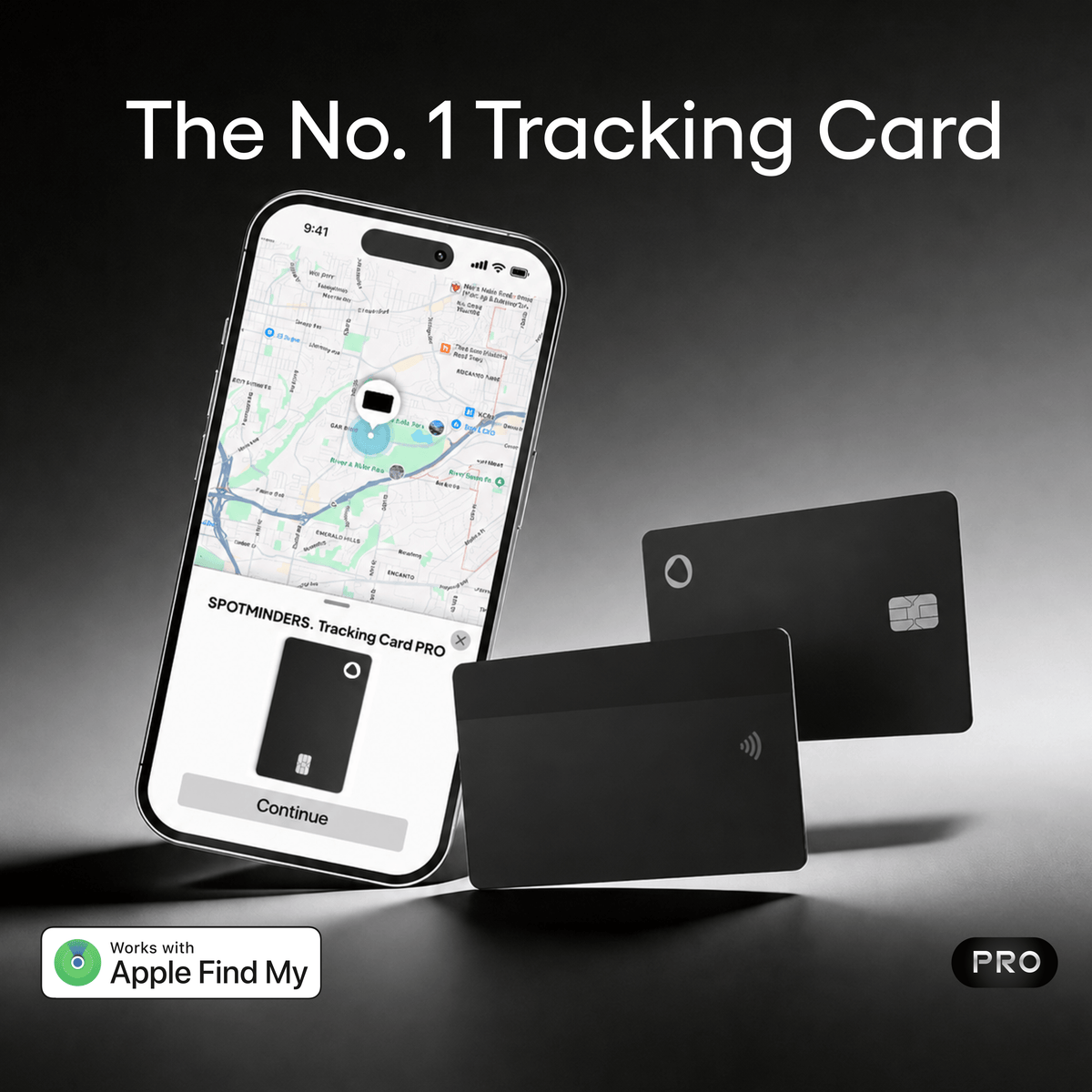 Spotminders Tracking Card PRO